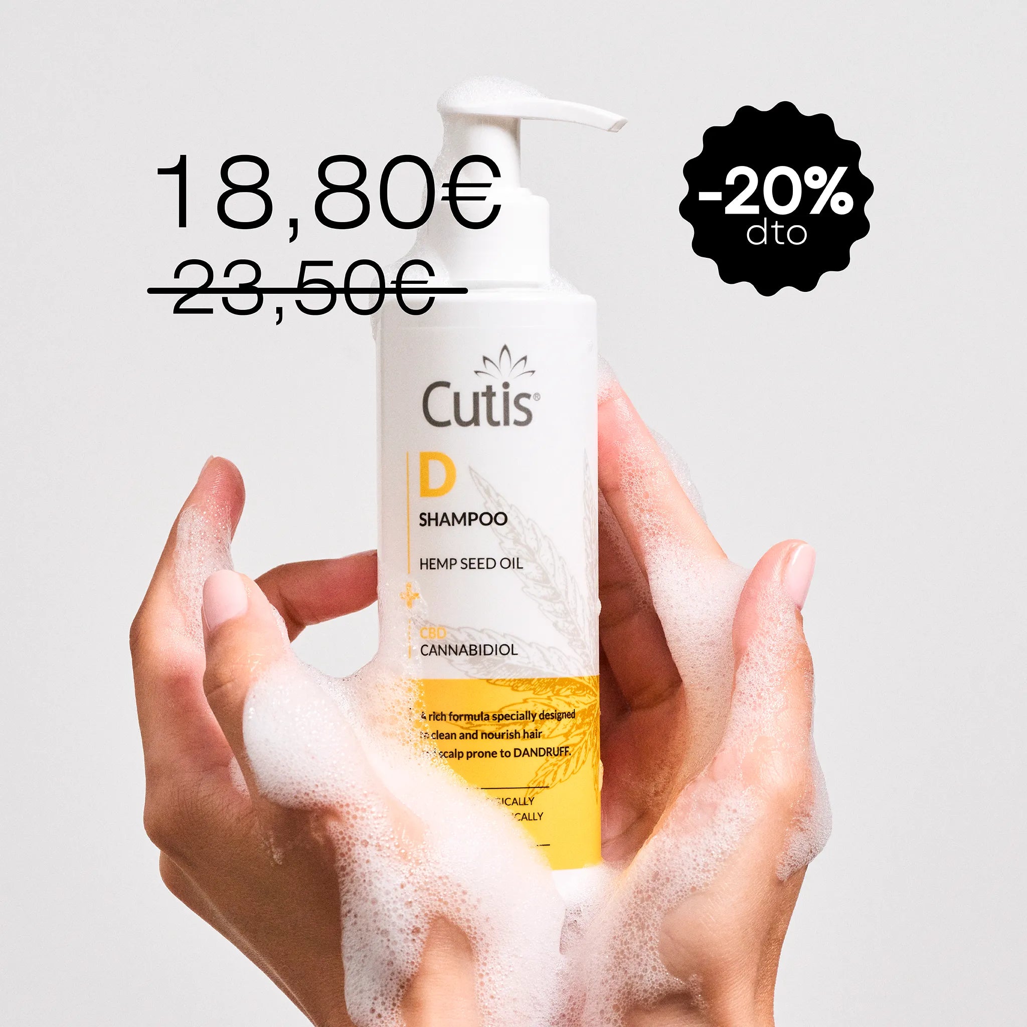 Champú Ecológico y Natural Anticaspa (con CBD)