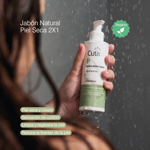 Jabón Natural para Piel Seca + Anticaspa